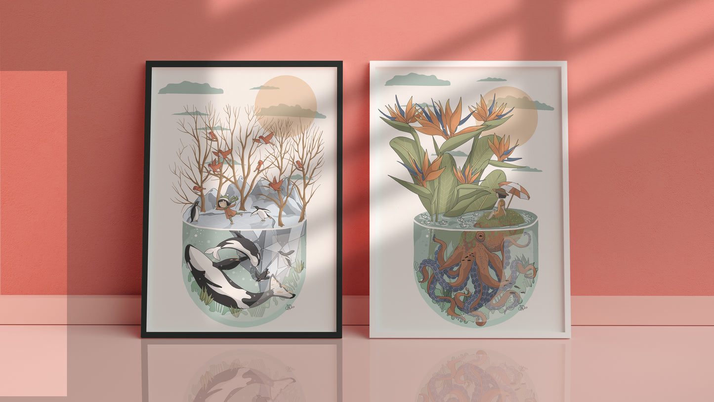 Tropical Octopussy Loosey Illustration