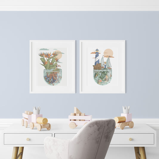 Ilustración Tropical Octopussy Loosey