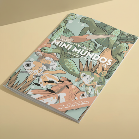 Libro para colorear - Mini Mundos Edición Especial