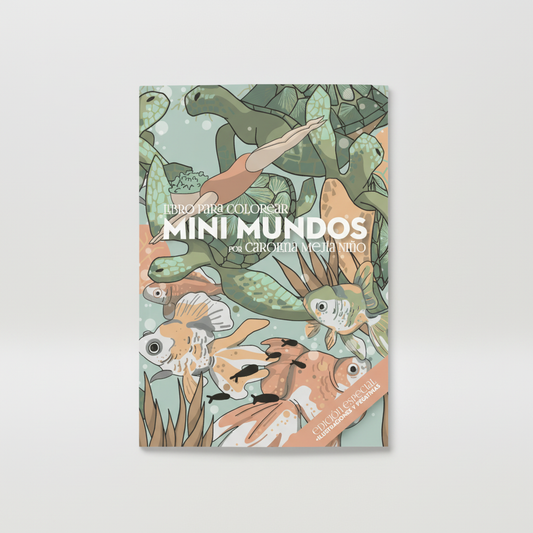 Libro para colorear - Mini Mundos Edición Especial